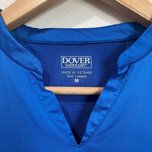 Dover Saddlery Stride Short Sleeve Blue Stride Equestrian Top Size M - Picture 6 of 7